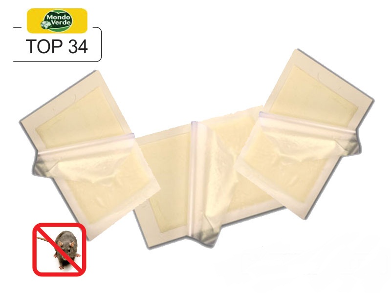 Placa adeziva  soareci, sobolani - TOP 34   